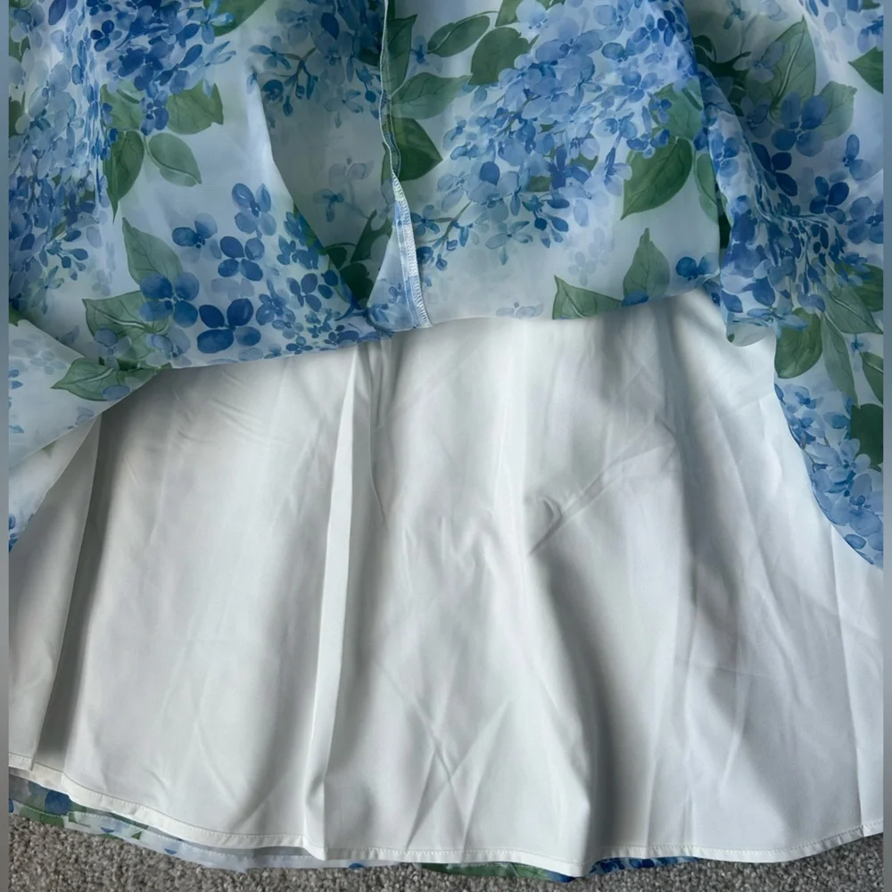 JessaKae Blue Hydrangea Nellie Dress - Picture 9 of 11